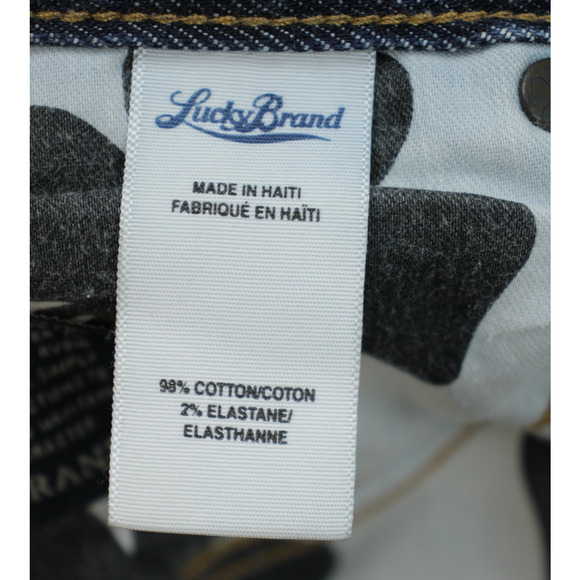 Lucky Brand Jeans Men Size 38 X 34 Blue 329 Classic Straight Fit Stretch - Picture 5 of 9